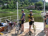 2004 - u Hřenska přes Labe přívozem